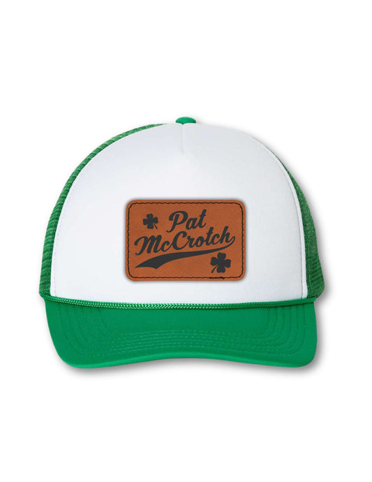 Pat McCrotch Leatherette Patch on Your Choice of Hat (Copy)