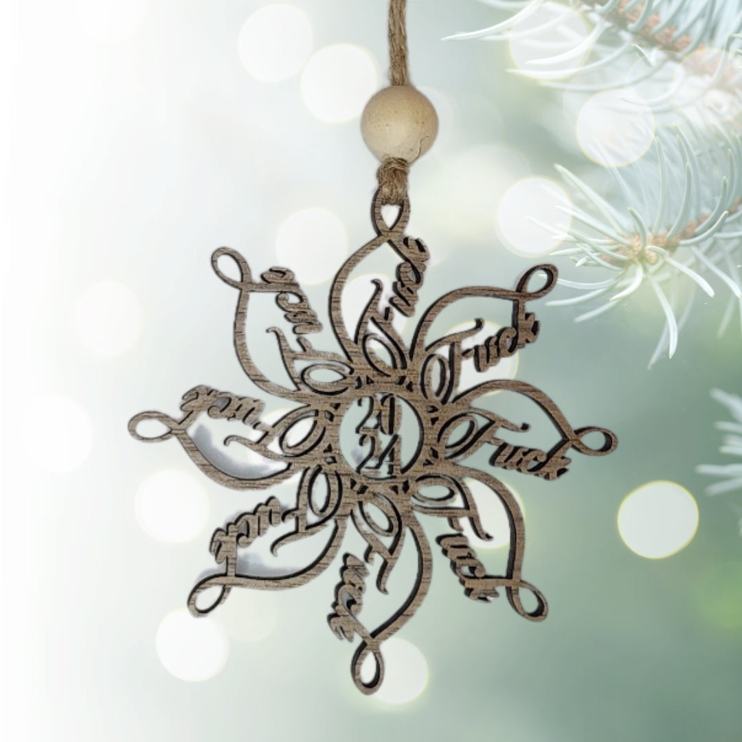 Fuckflake Ornament – Naughty Snowflake Christmas Decor