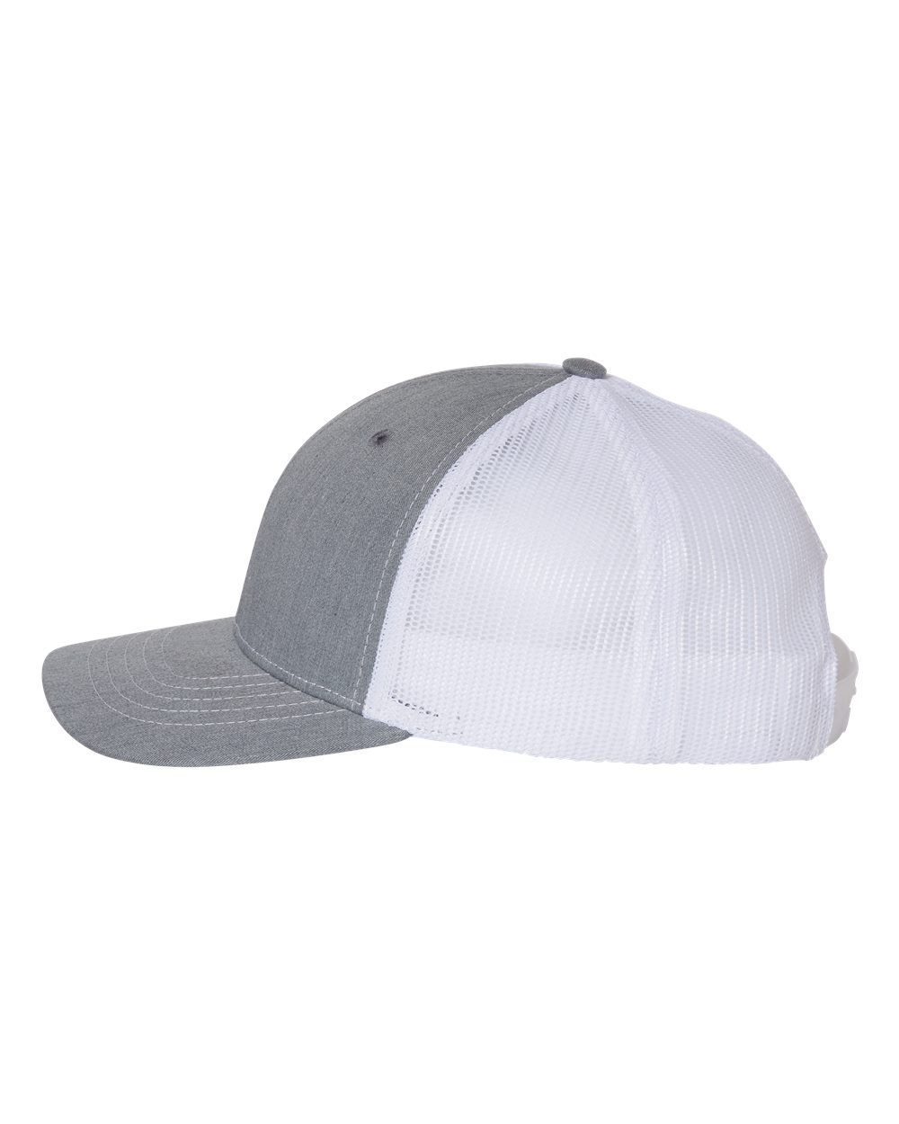 Richardson 112Y Heather Grey/White