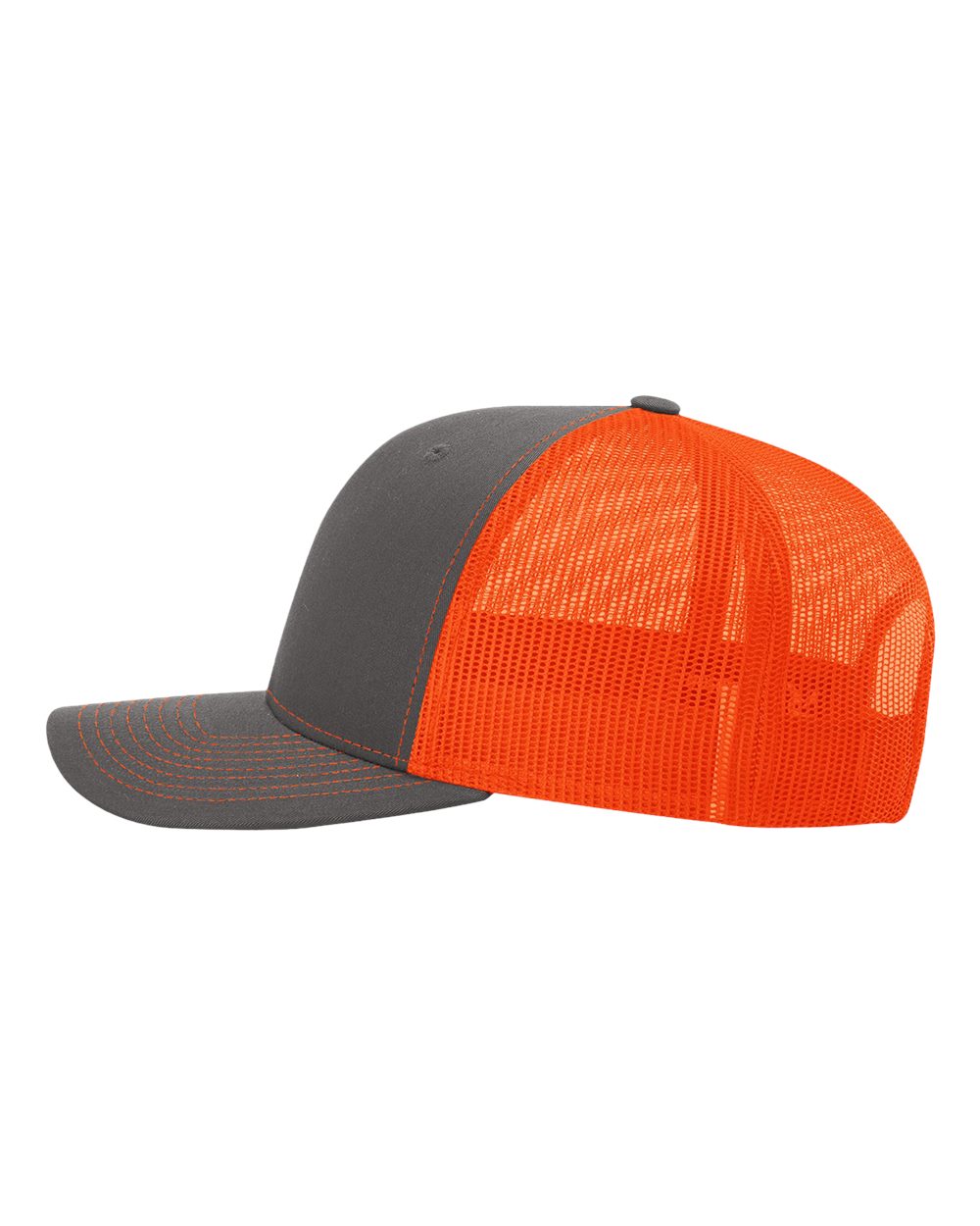 Richardson 112 Charcoal/Neon Orange